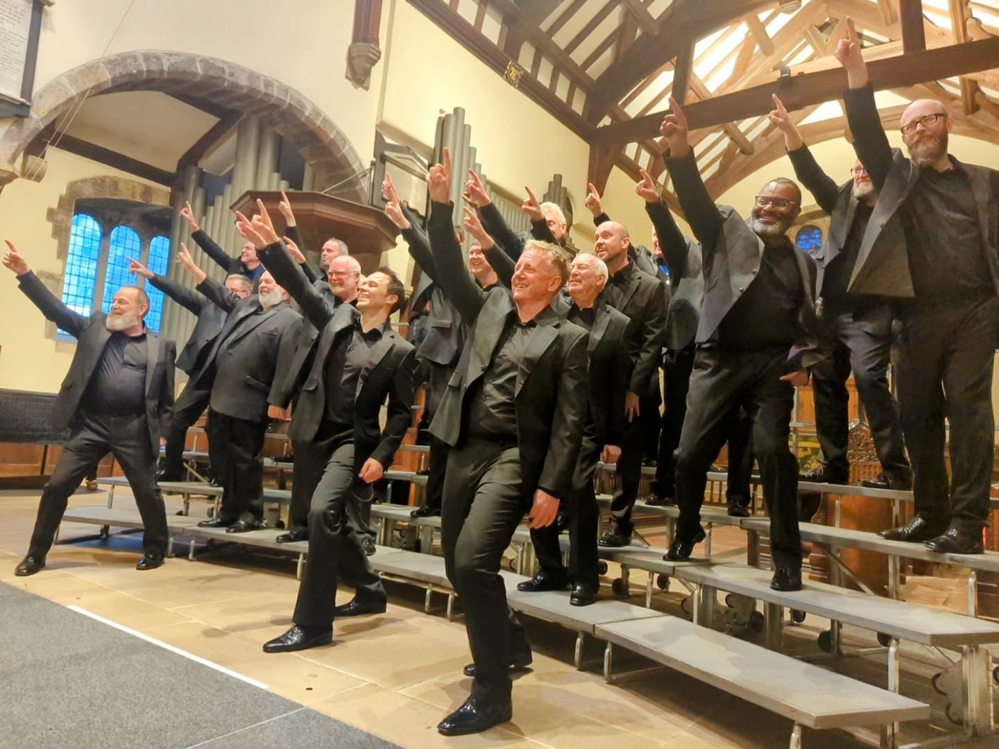 On a sunny day in June at Sedbergh Music Festival